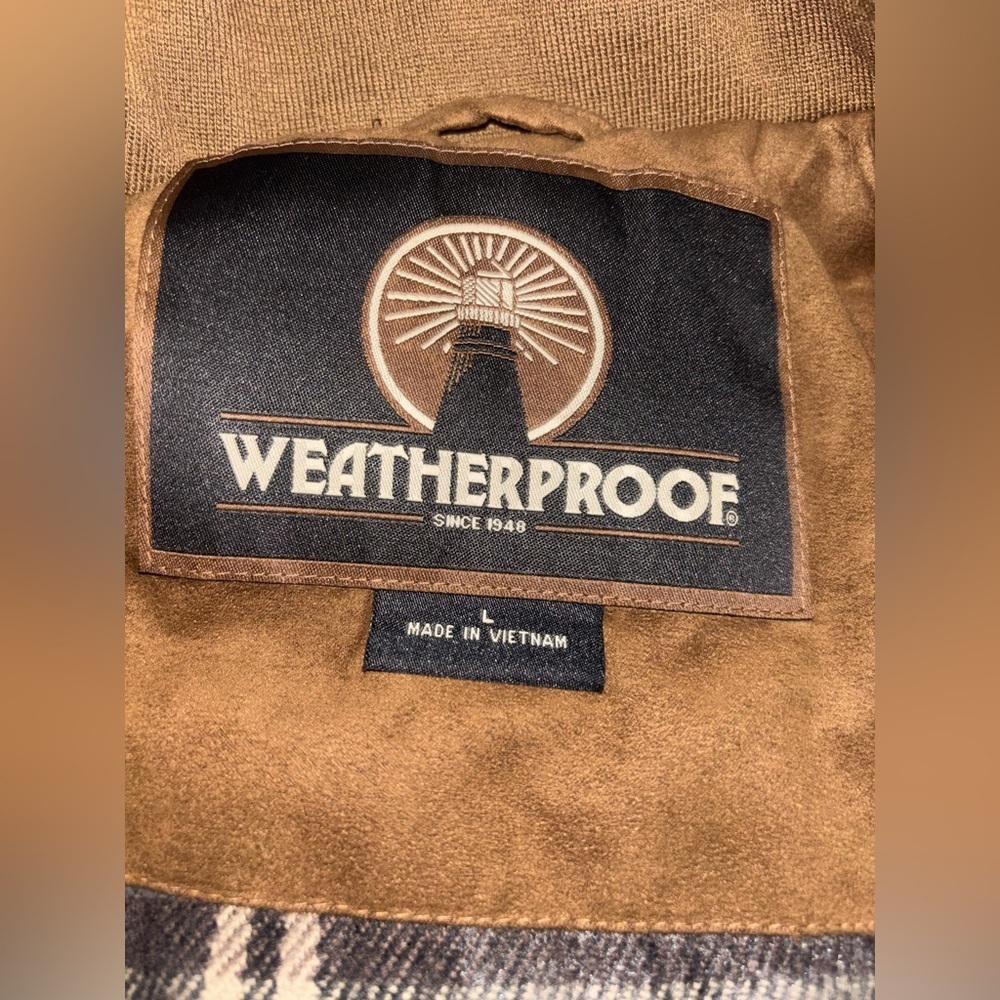 Weatherproof Mens
Microsuede Quilted Lined Jacket
Brown Size L - Picture 3 of 10